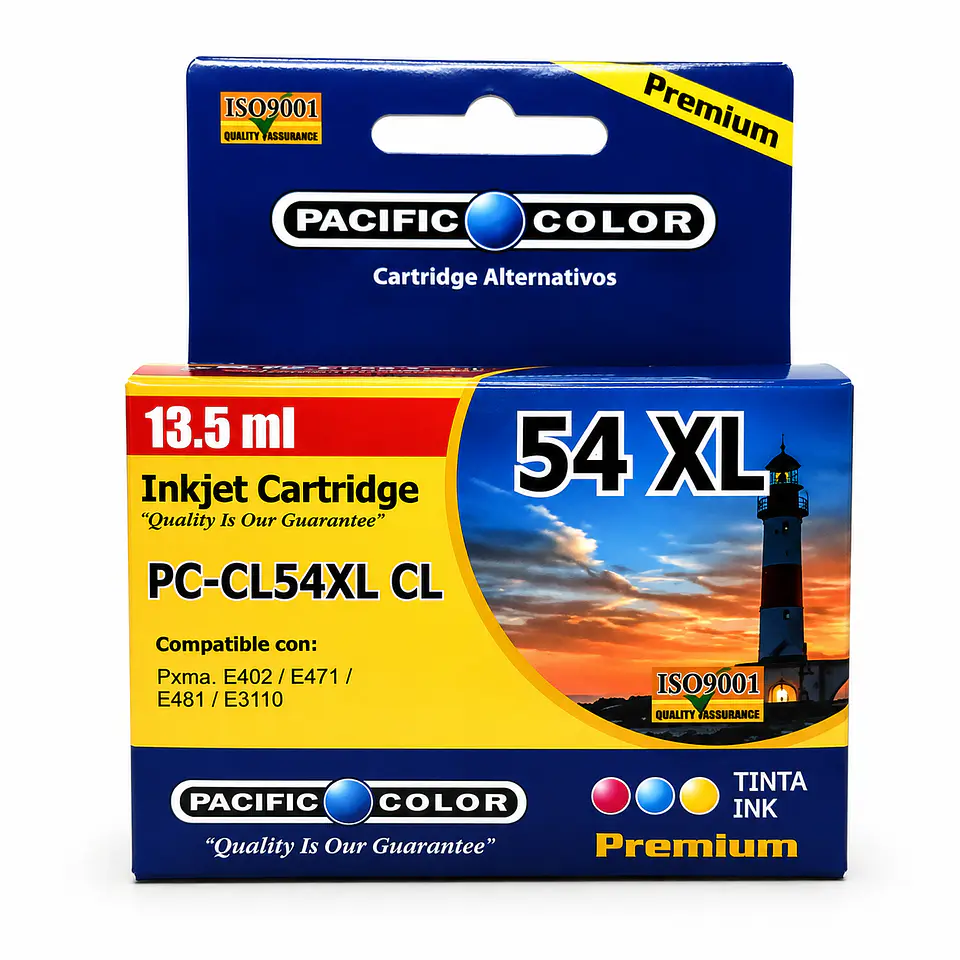 Cartucho Alternativo Pacific Color Cl-54Xl Cl 1