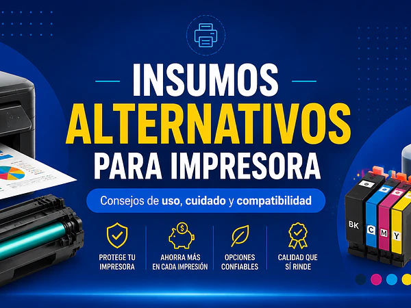 Insumos alternativos para impresora: consejos de uso y cuidado