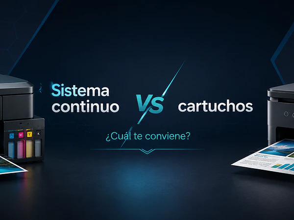 Sistema continuo vs cartuchos: cuál conviene para tu impresora