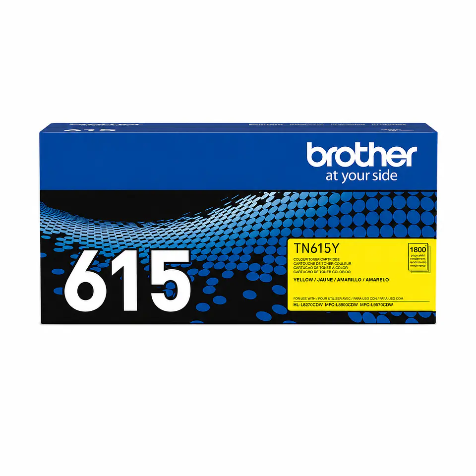 Tóner Original Brother TN-615 Amarillo 1.800 Páginas 1