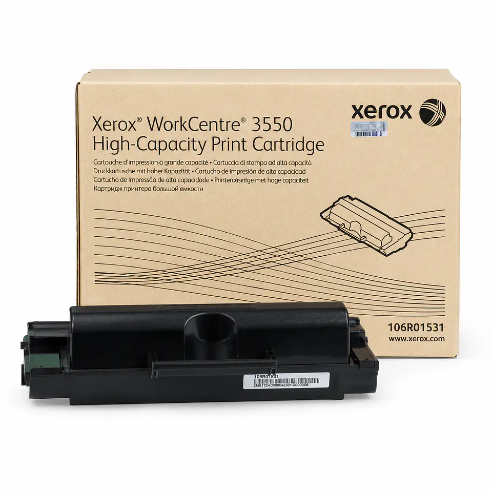Tóner Original Xerox  3550 106R01531 Negro – Alto Rendimiento 11.000 Páginas 1
