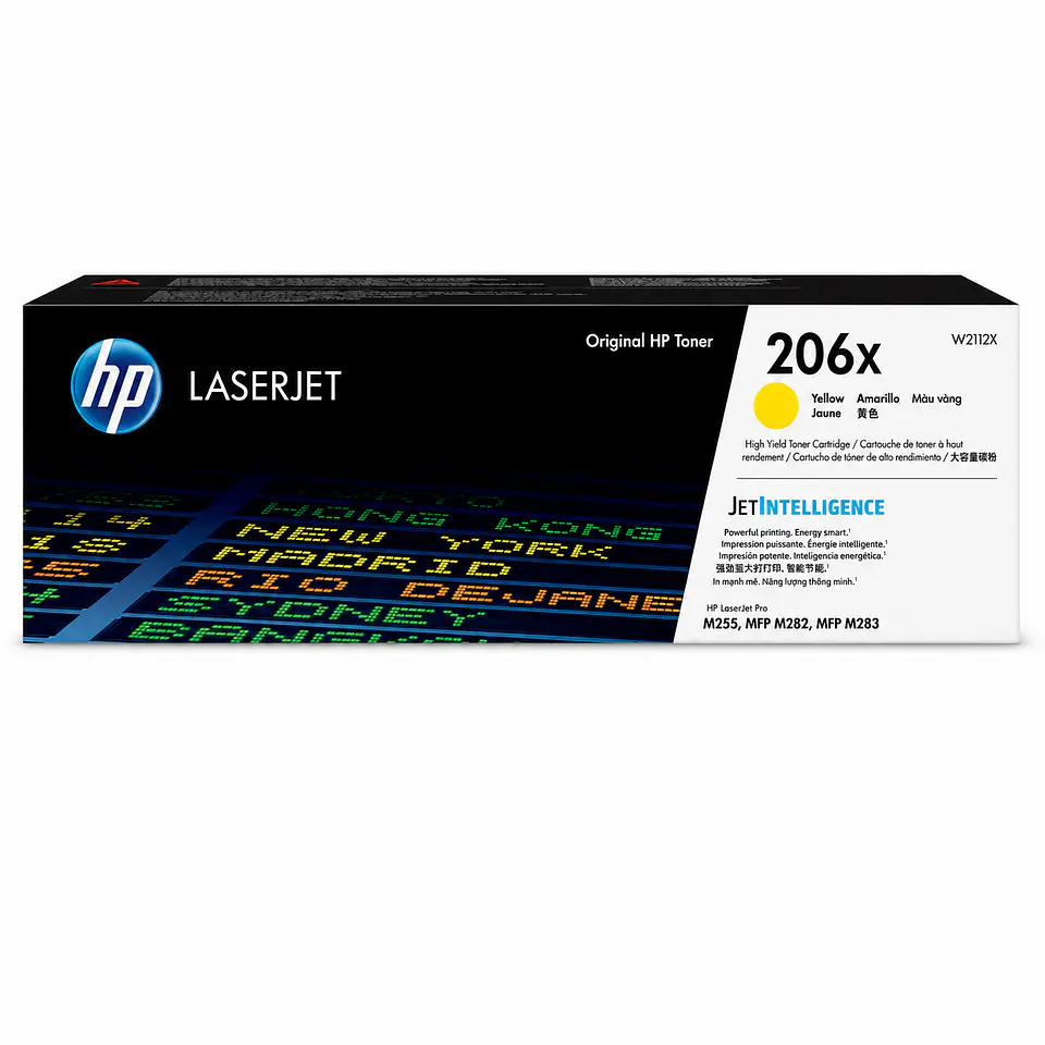 Tóner Original HP 206X Cian – Alto Rendimiento 2.450 Páginas 1