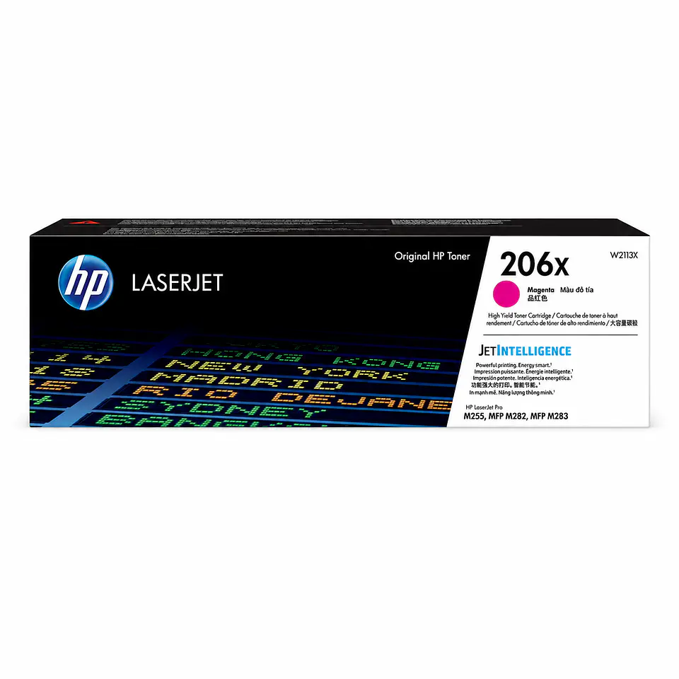 Tóner Original HP 206X Cian – Alto Rendimiento 2.450 Páginas 1
