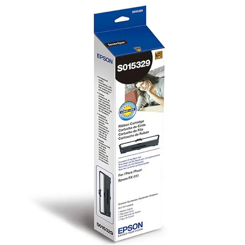 Cinta Original Epson S015329 Negra 1