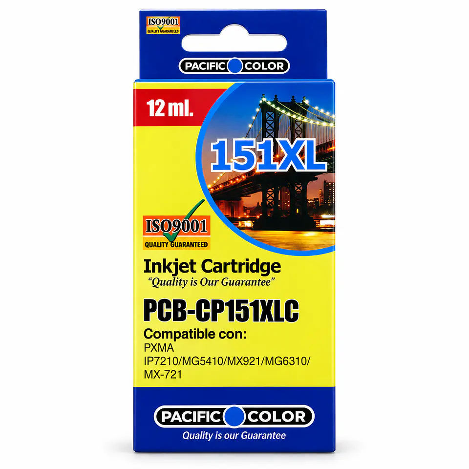Tinta Alternativa Pacific Color CLI-151XL Cian 12 ml 1