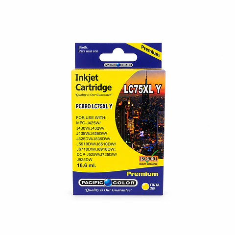 Tinta Alternativa Pacific Color Lc75Xl Y Yellow
