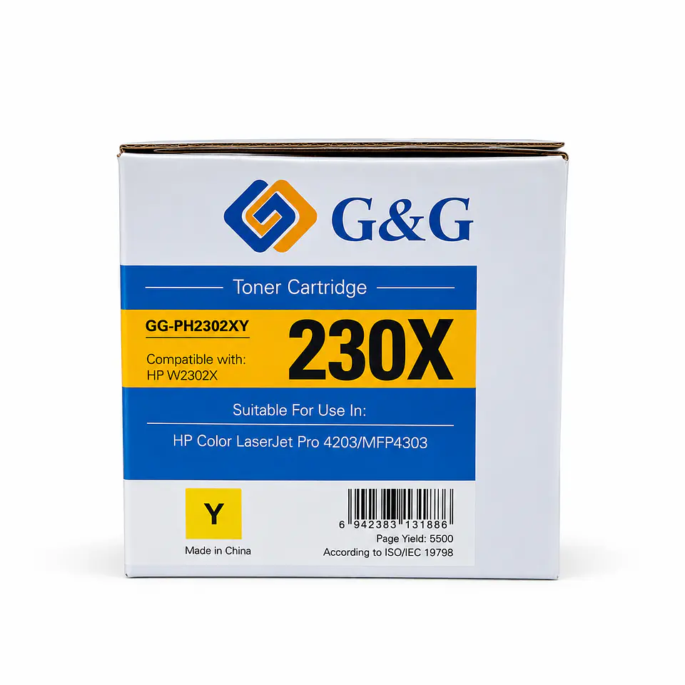 Tóner Alternativo G&G 230X Amarillo (W2302X) 5.500 Páginas 2
