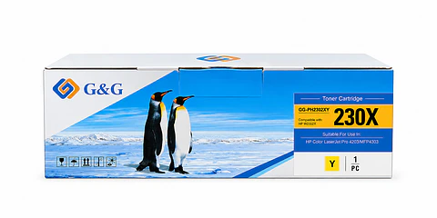 Tóner Alternativo G&G 230X Amarillo (W2302X) 5.500 Páginas
