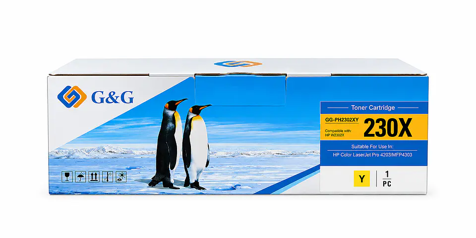 Tóner Alternativo G&G 230X Amarillo (W2302X) 5.500 Páginas 1