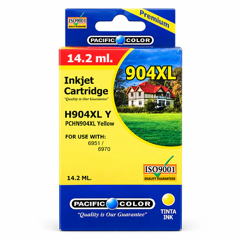 Cartucho de Tinta Alternativo Pacific Color 904XL Amarillo – 14,2 ml