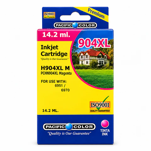Cartucho de Tinta Alternativo Pacific Color 904XL Magenta – 14,2 ml