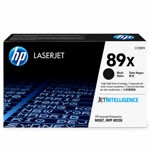 Tóner Original HP 89X CF289X Negro – Alto Rendimiento 