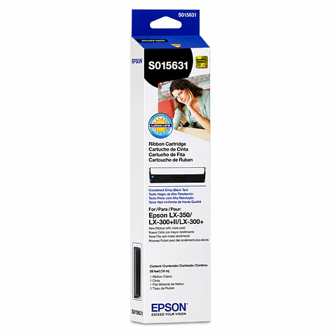 Cinta Original Epson S015631 Negra LX-350