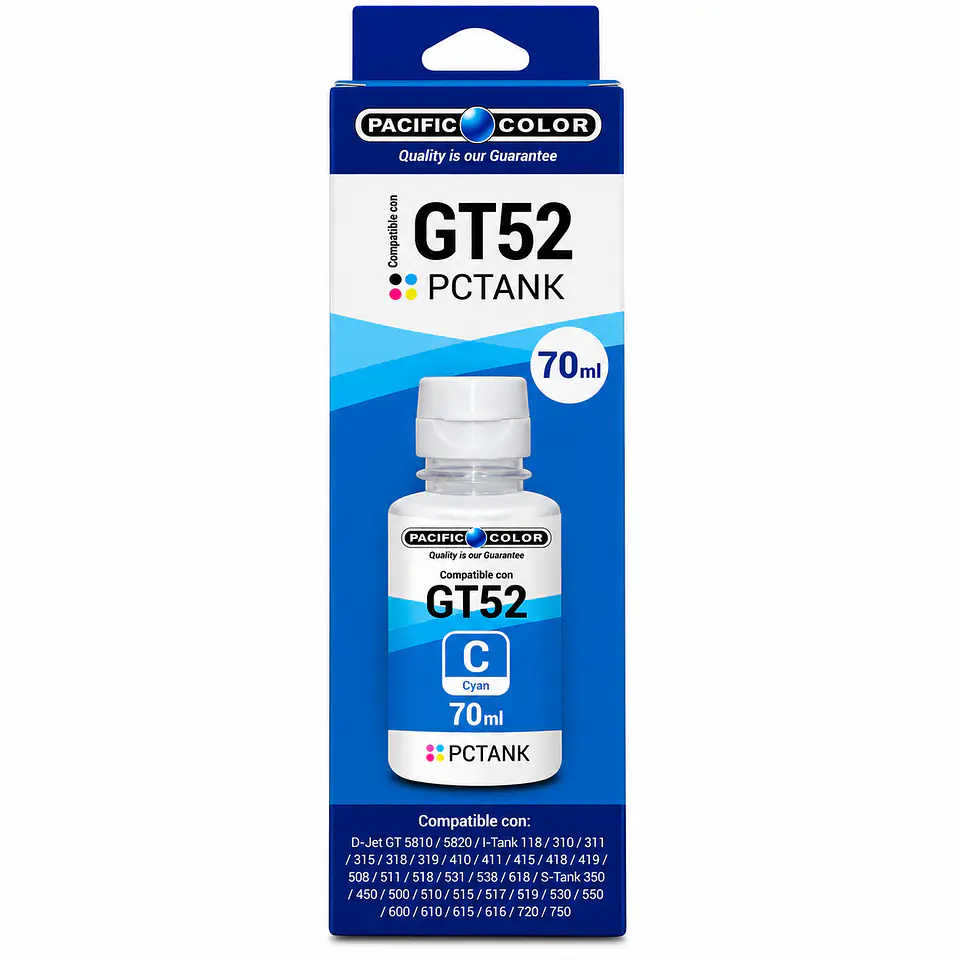  BOTELLA TINTA ALT. GT52 C PACIFIC COLOR  1