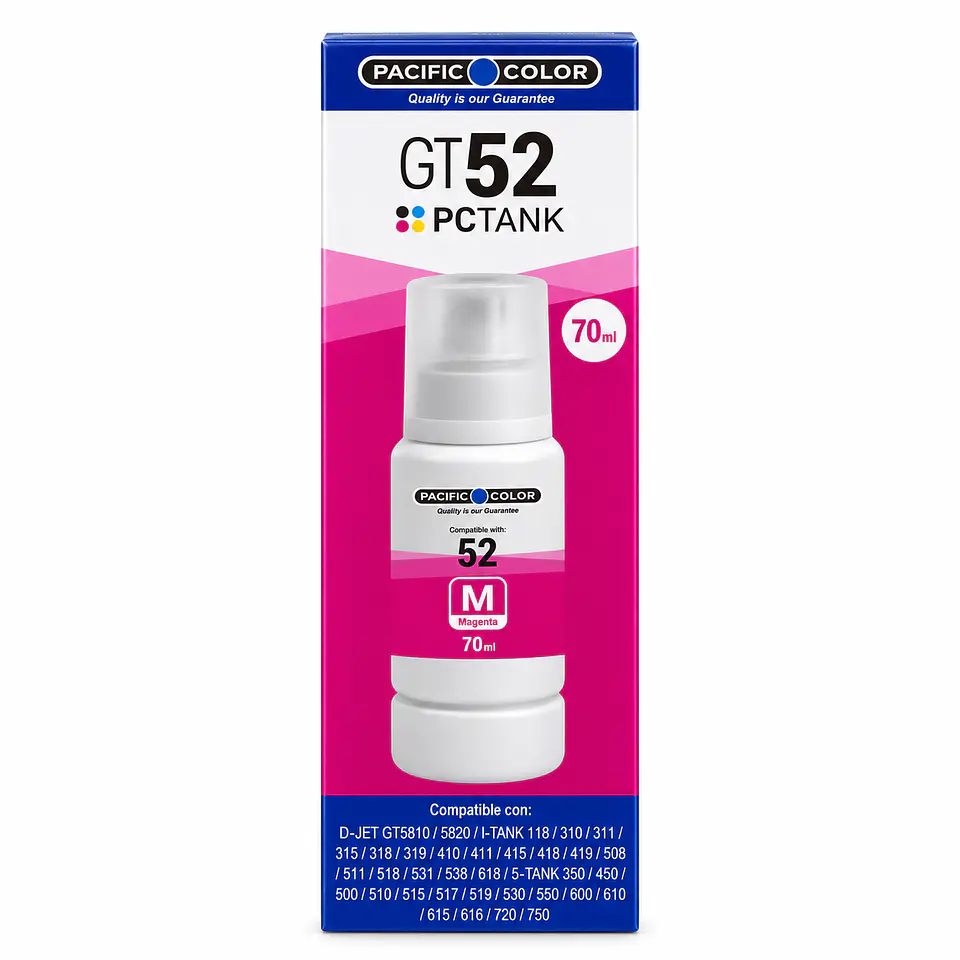  BOTELLA TINTA ALT. GT52 M PACIFIC COLOR 1