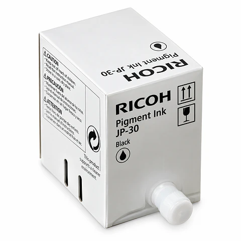 Tinta Original Ricoh JP-30 Negro– 600 ml para Duplicadoras Digitales Priport