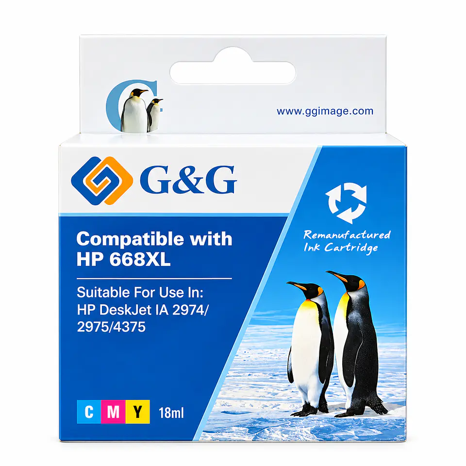 CARTRIDGE ALT. HP 668XL C- 18 ML  1