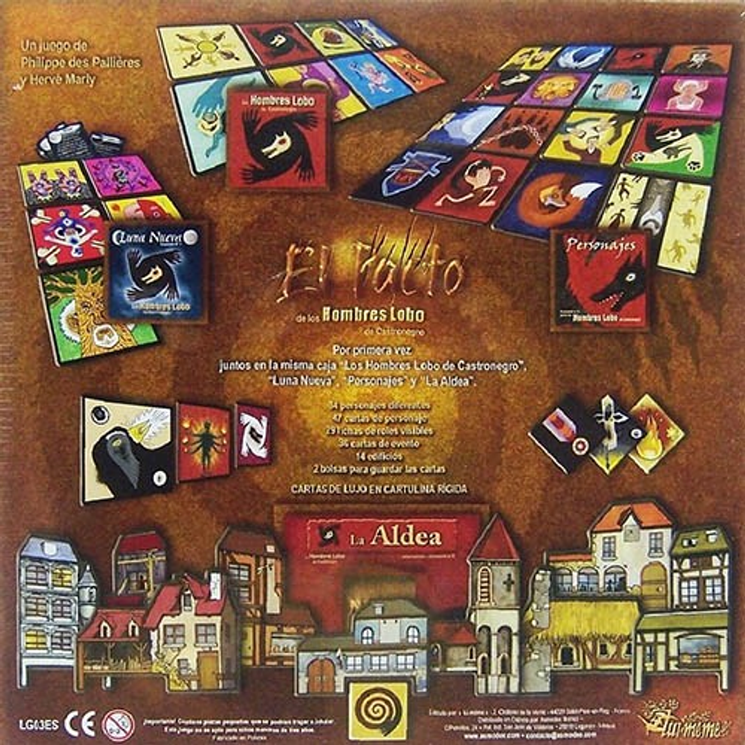 El Pacto de los Hombre Lobo de Castronegro - Juego de Mesa - Español 2