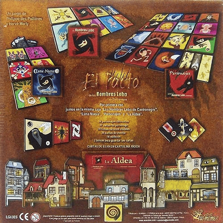 El Pacto de los Hombre Lobo de Castronegro - Juego de Mesa - Español 2