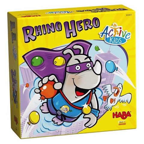 Rhino Hero Active Kids - Juego de Mesa - Inglés