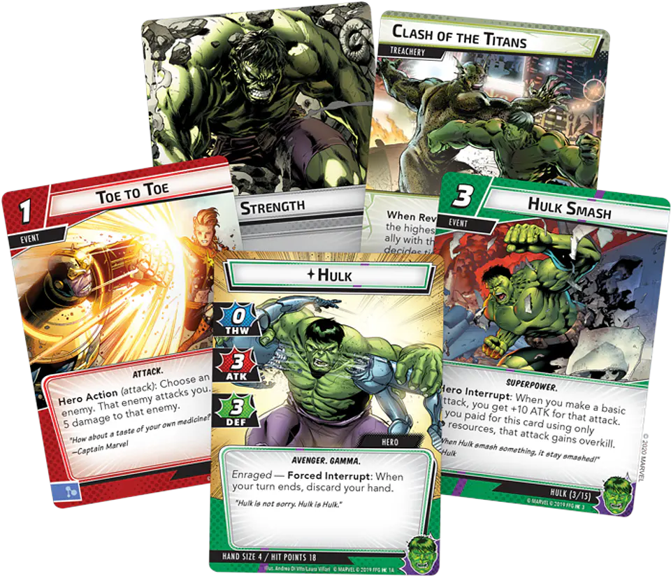 Marvel Champions Pack de Heroe Hulk - Español 2
