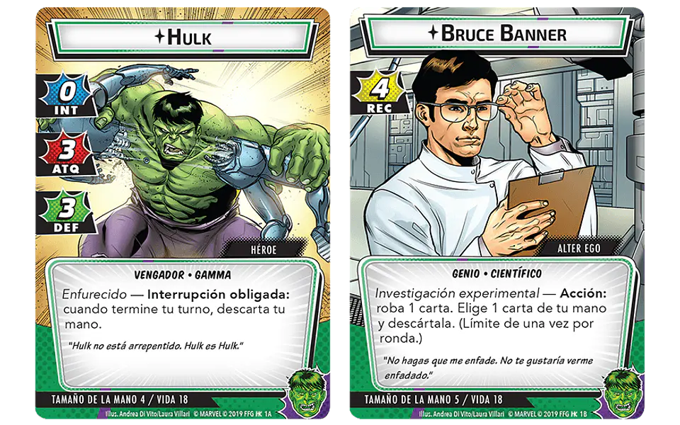 Marvel Champions Pack de Heroe Hulk - Español 3