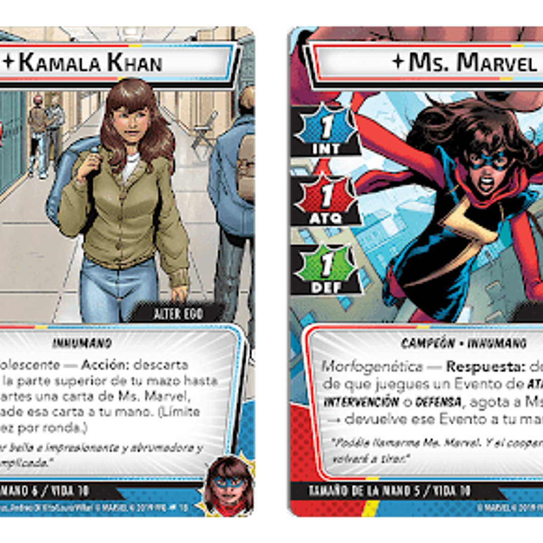 Marvel Champions Pack de Heroe Ms. Marvel - Español 3