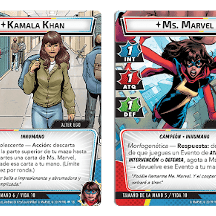 Marvel Champions Pack de Heroe Ms. Marvel - Español 3