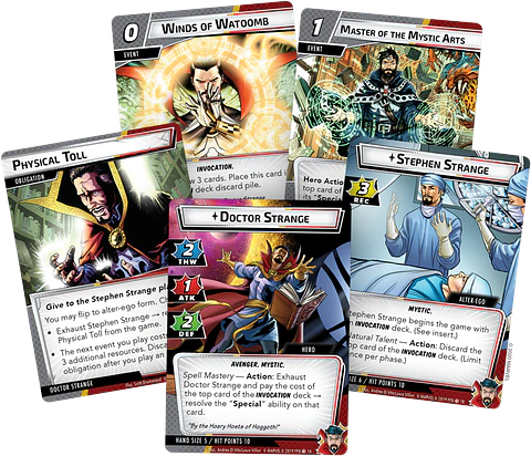 Marvel Champions Pack de Heroe Dr. Extraño - Español