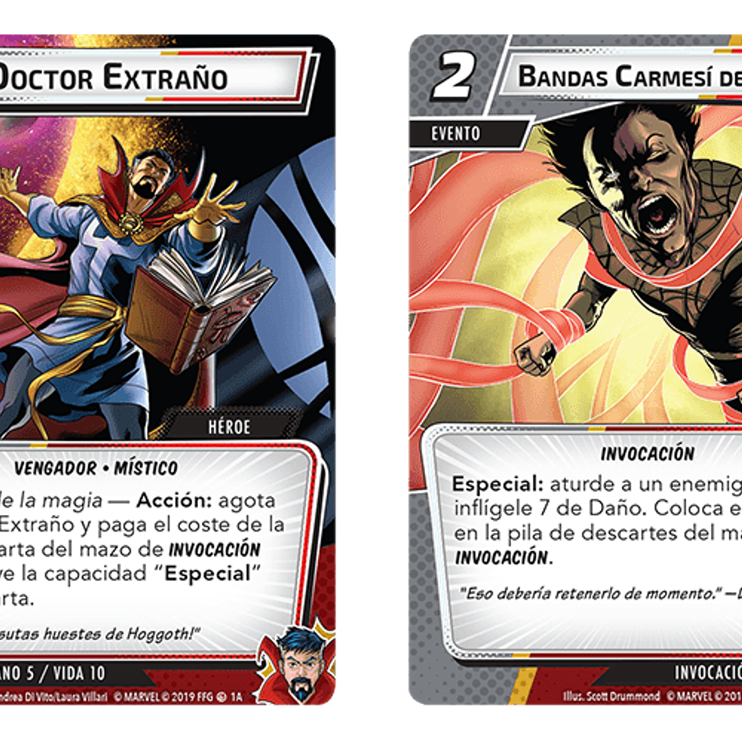 Marvel Champions Pack de Heroe Dr. Extraño - Español 3