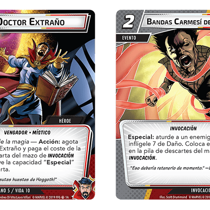 Marvel Champions Pack de Heroe Dr. Extraño - Español 3