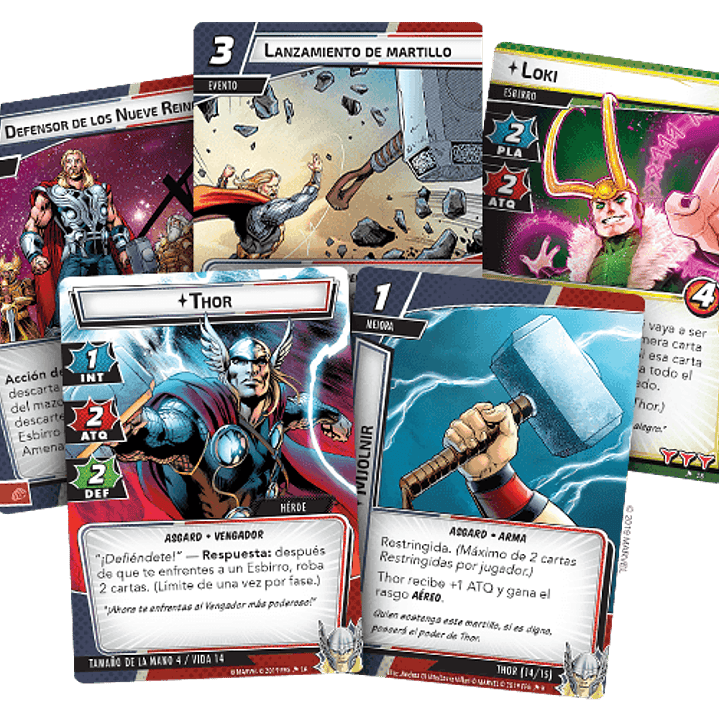 Marvel Champions Pack de Heroe Thor - Español 2