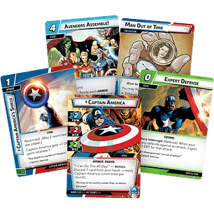 Marvel Champions Pack de Heroe Capitan America - Español