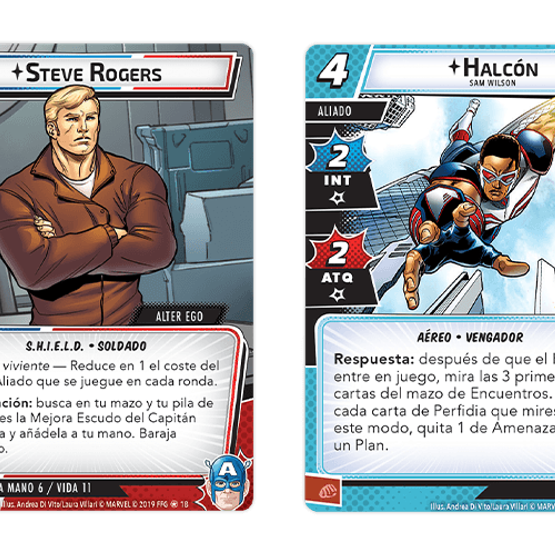 Marvel Champions Pack de Heroe Capitan America - Español 3