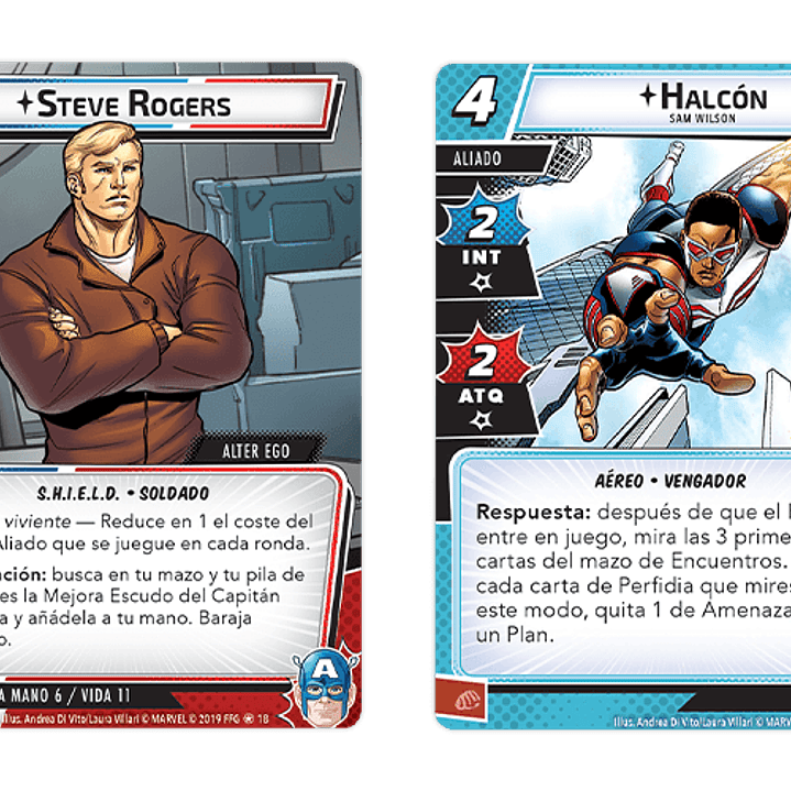 Marvel Champions Pack de Heroe Capitan America - Español 3