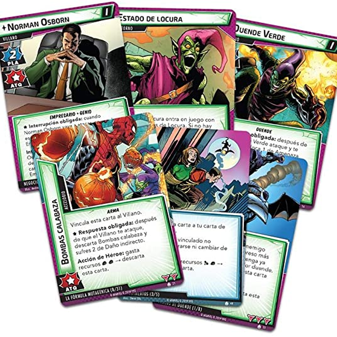 Marvel Champions Pack de Escenario El Duende Verde - Español 2