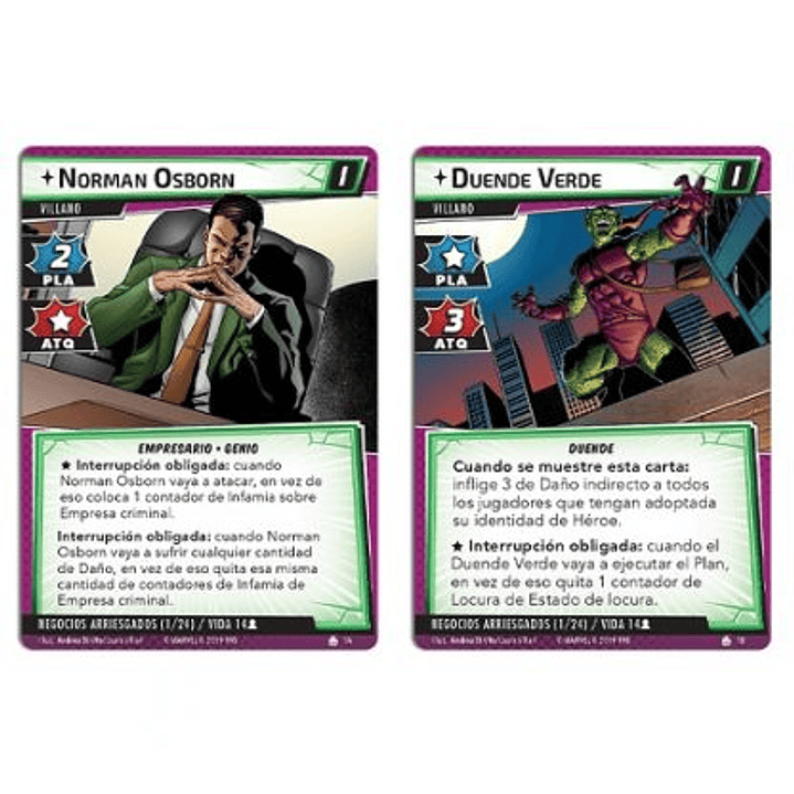 Marvel Champions Pack de Escenario El Duende Verde - Español 3