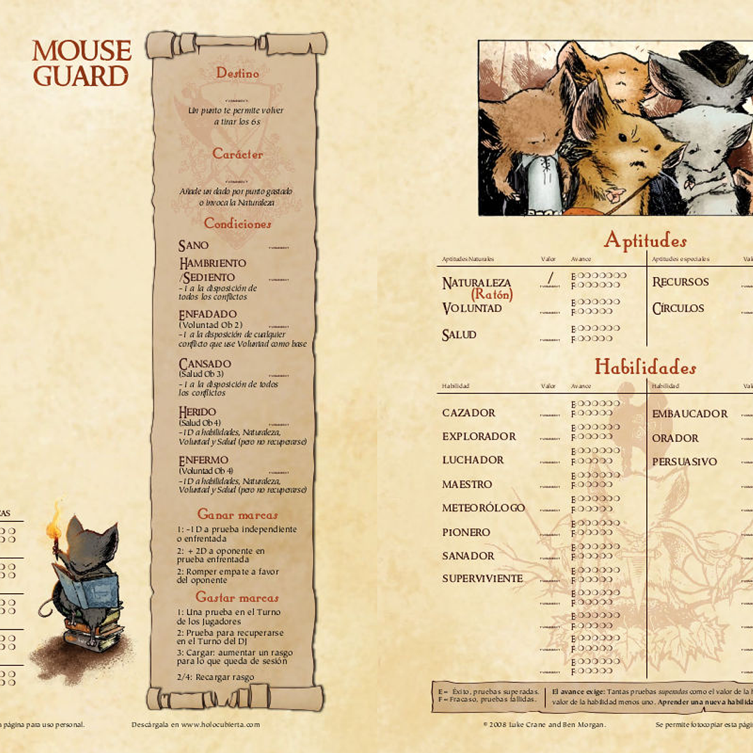 Mouse Guard - El Juego de Rol - Español 4
