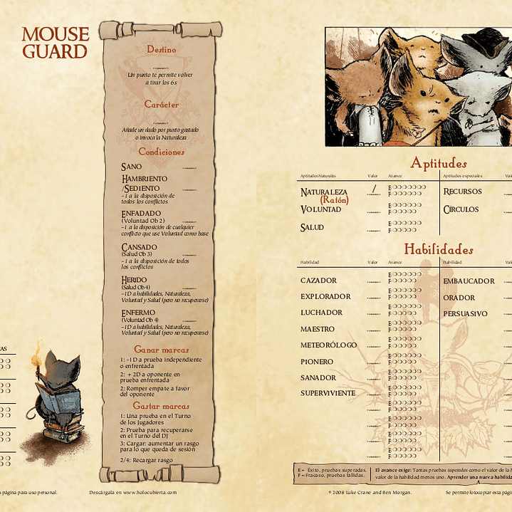 Mouse Guard - El Juego de Rol - Español 4