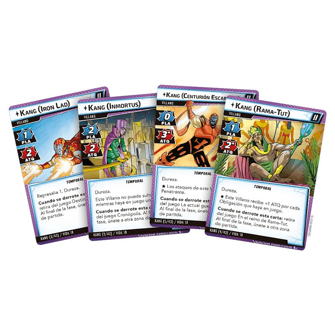 Marvel Champions Pack de Escenario Antiguo y Futuro Kang - Español 2