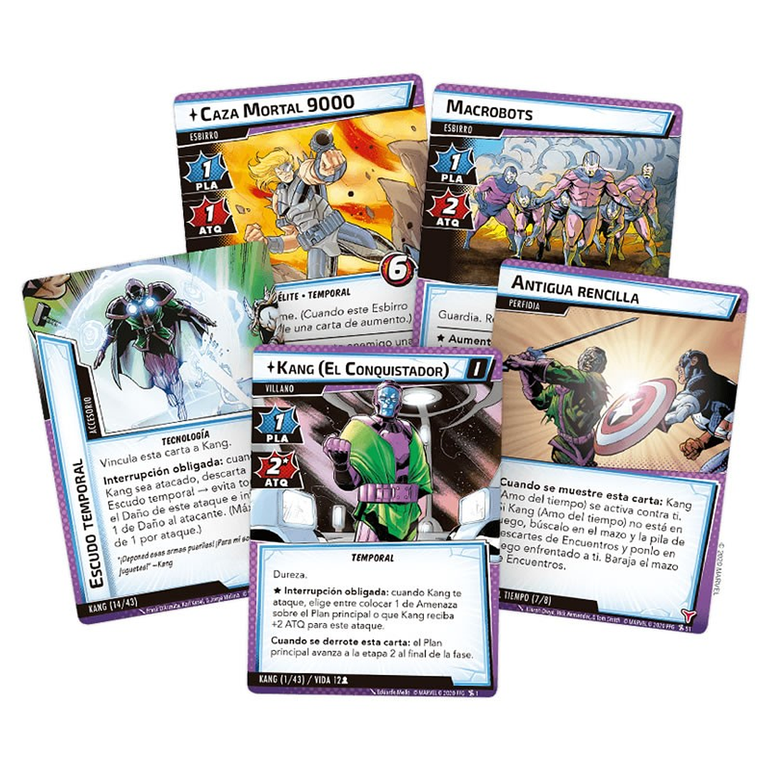 Marvel Champions Pack de Escenario Antiguo y Futuro Kang - Español 3