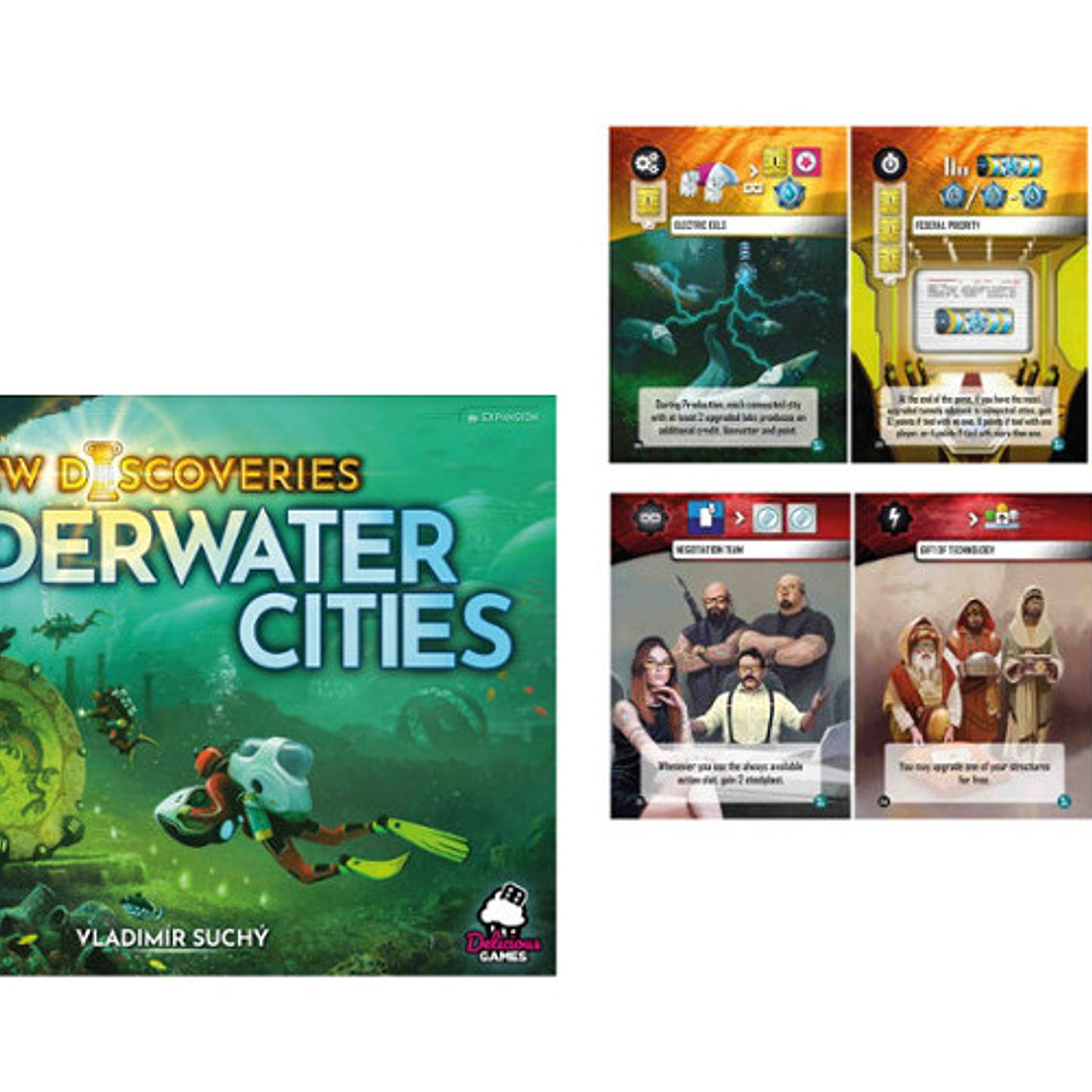 Underwater Cities - Expansión New Discoveries - Español 3