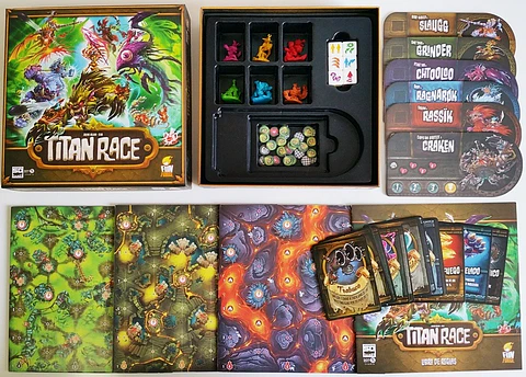 Titan Race - Juego de Mesa - Español
