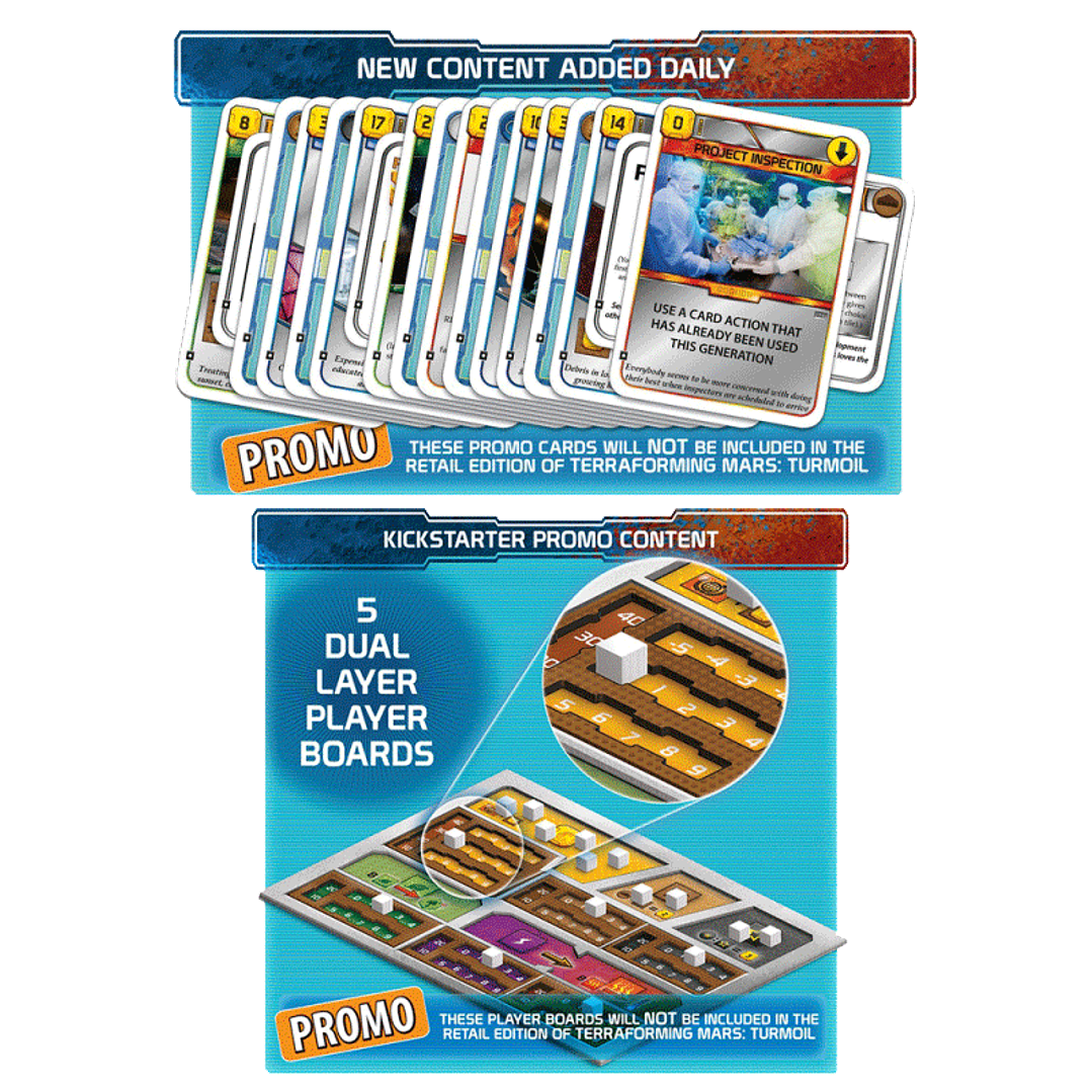 Terraforming Mars: Conflictos Kickstarter - Tableros y Promo Pack - Español 1
