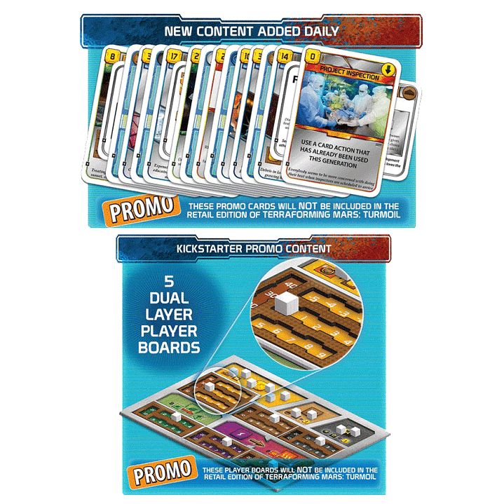 Terraforming Mars: Conflictos Kickstarter - Tableros y Promo Pack - Español 1