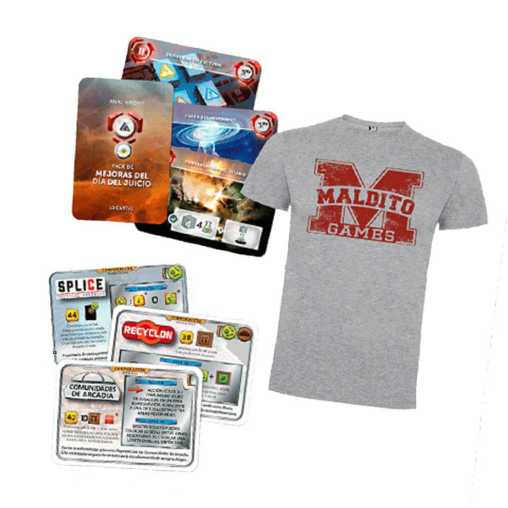 Preventa - PACK PROMOS TERRAFORMING MARS/ANACHRONY + CAMISETA DE REGALO HOMBRE 1