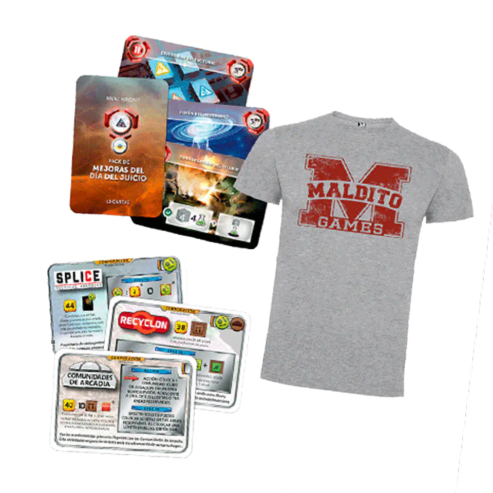 Preventa - PACK PROMOS TERRAFORMING MARS/ANACHRONY + CAMISETA DE REGALO HOMBRE 1