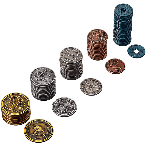 Monedas Metálicas Scythe - Juego de Mesa