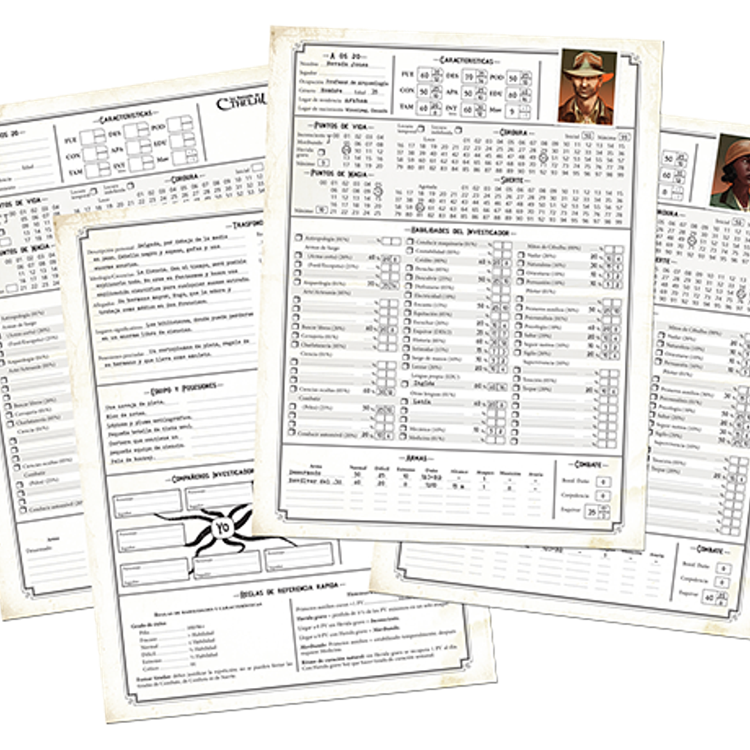 La Llamada de Cthulhu - Caja de Inicio Edición Revisada - Español 3