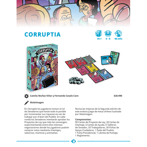Corruptia - Juego de Mesa - Español